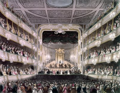 Covent Garden Theatre, 1808, from 